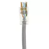 ACT RJ45 (8P/8C) CAT6 easyconnect nieekranowany modularny wtyk do kabla okrągłego z żyłami pełnymi lub linkowymi