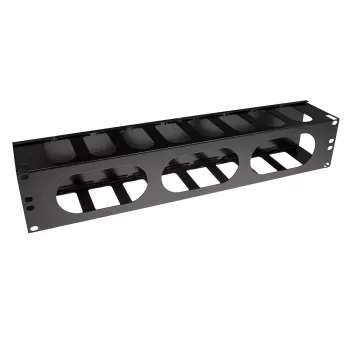 ACT DUCT Panel do zarządzania kablami z pokrywą 2U