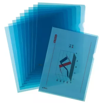 Teczka z polipropylenu (PP) Herlitz 50009107 niebieska A4