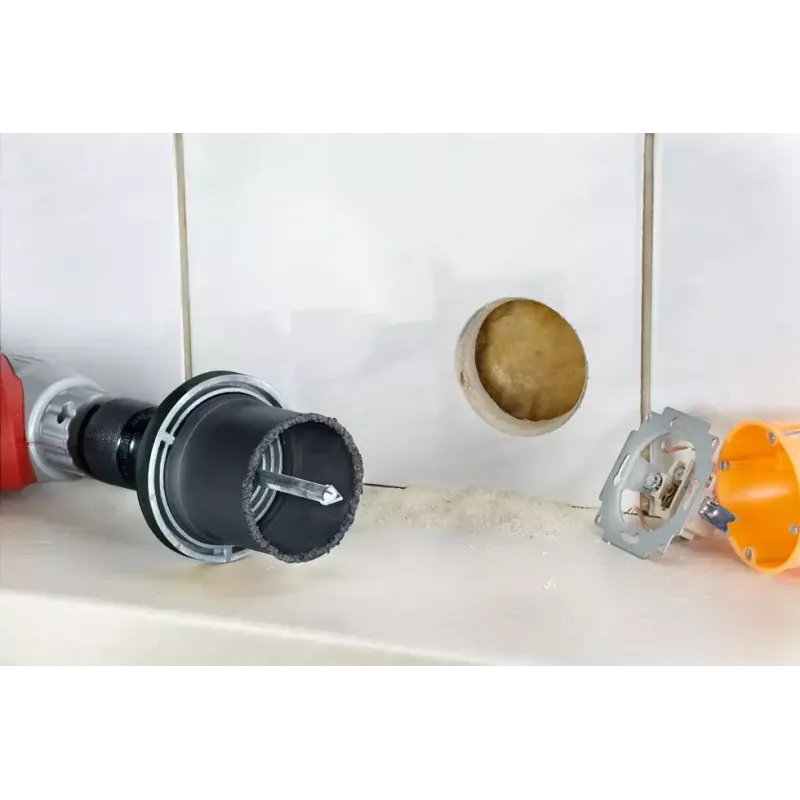 Otwornica KWB 499439 10,3 cm Pojedyncza do Ceramiki Betonu Plastiku