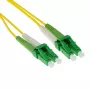 ACT 0.5 meter LSZH Singlemode 9/125 OS2 światłowodowy kabel krosowy duplex z wtykami LC/APC8