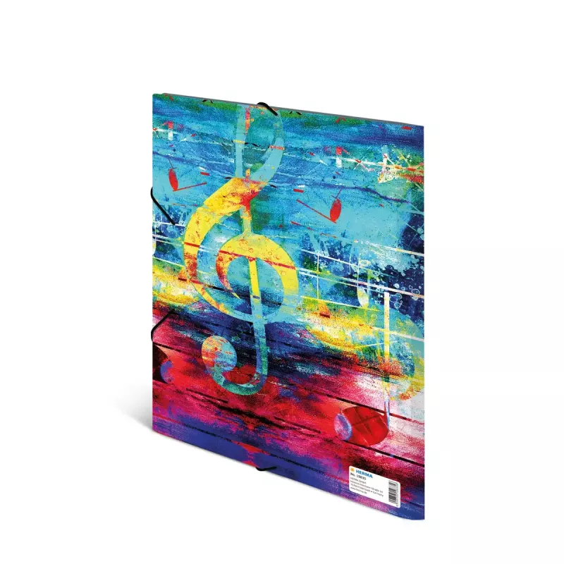 Folder Polypropylene (PP) HERMA 19835 A4 Multicolour