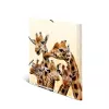 Konwencjonalna teczka na dokumenty HERMA Giraffe friends Polipropylen (PP) Wielokolorowy A4