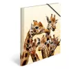 Tradycyjna teczka na dokumenty HERMA Giraffe Friends Polipropylen A3