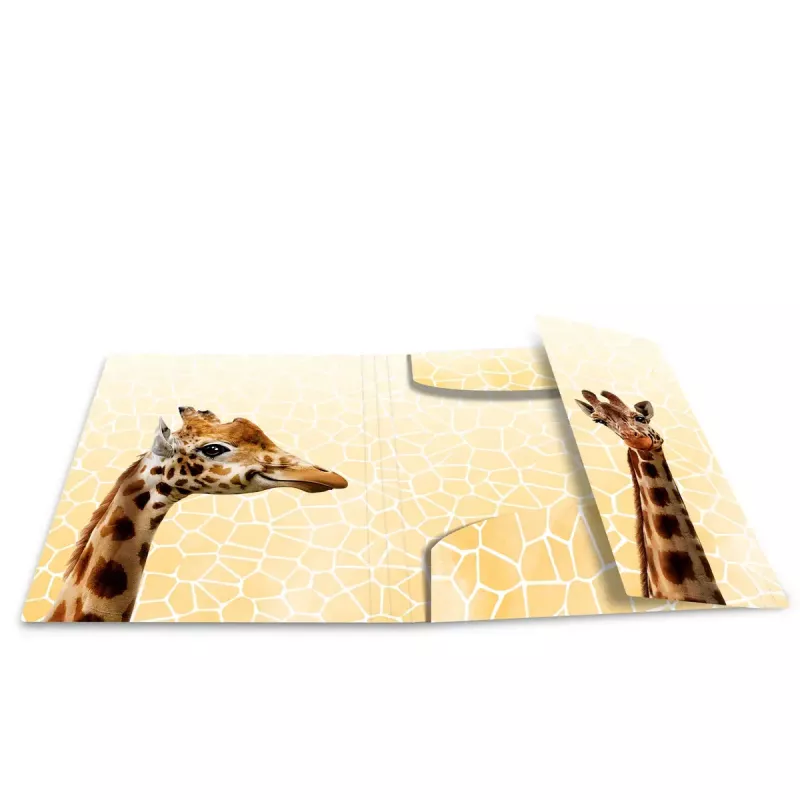 Tradycyjna teczka na dokumenty HERMA Giraffe Friends Polipropylen A3