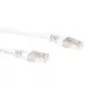ACT biały kabel krosowy LSZH U/UTP CAT6 o długości 3,0 m ze złączami RJ45
