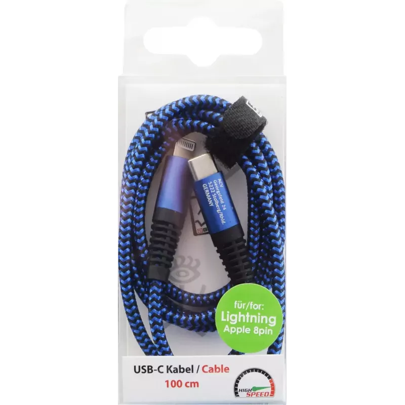 Kabel Lightning 2GO 797196 1 m Niebieski USB C