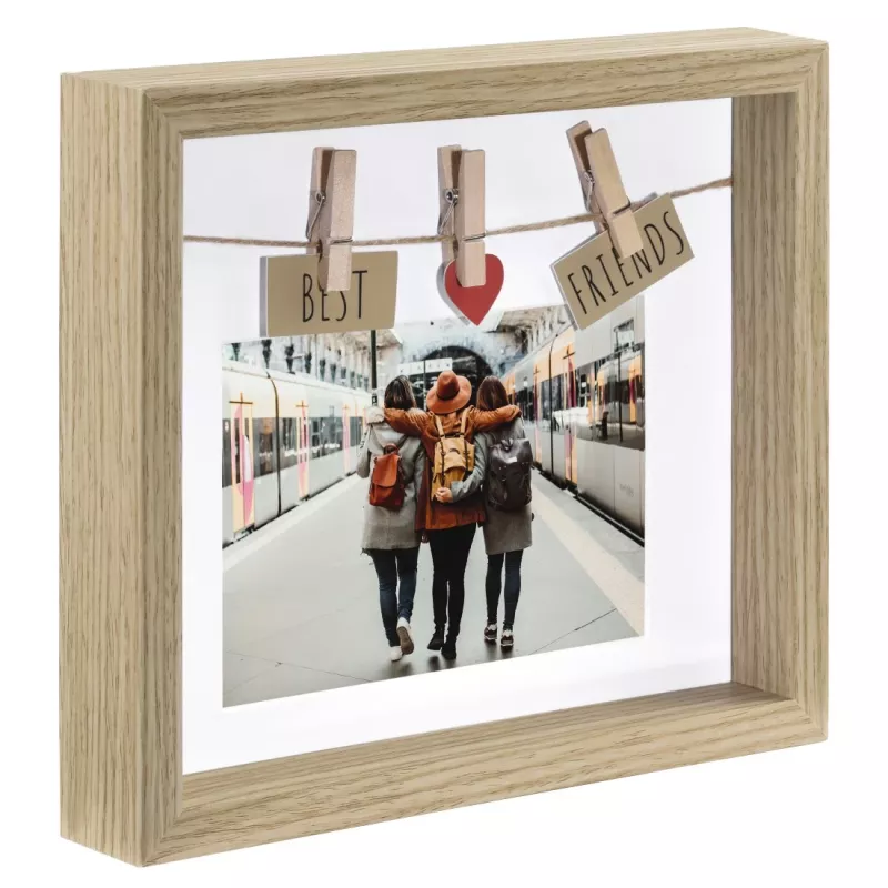 Jednokrotna ramka na zdjęcia Hama Best Friends Oak MDF 1 szt.