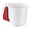 Sito do mąki Westmark 32142270, plastikowe, białe, Ø 10,8 cm, wysokość 110 mm