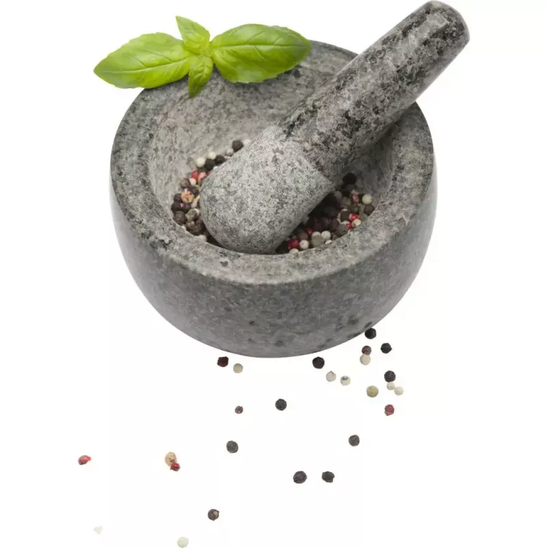 Moździerz z tłuczkiem Westmark Granit Szary — Granit, Ø 13 cm, 131×131 mm