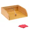 Serwetnik Westmark Tapas + Friends Wood, bambus i stal, 330×330 mm