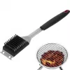 Szczotka do czyszczenia grilla zewnętrznego Westmark 15072280 — włosie ze stali nierdzewnej, uchwyt PP/TPE, 65×385×35 mm
