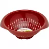 Sitko kuchenne Westmark 2424227R, z tworzywa sztucznego, okrągłe, średnica 25 cm, czerwone