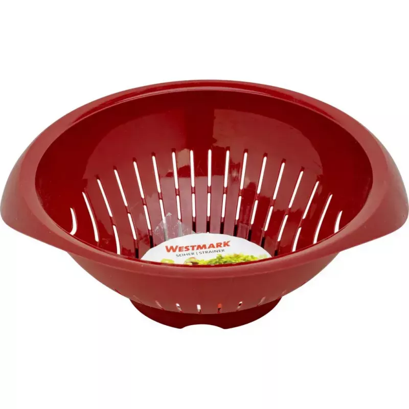 Sitko kuchenne Westmark 2424227R, z tworzywa sztucznego, okrągłe, średnica 25 cm, czerwone