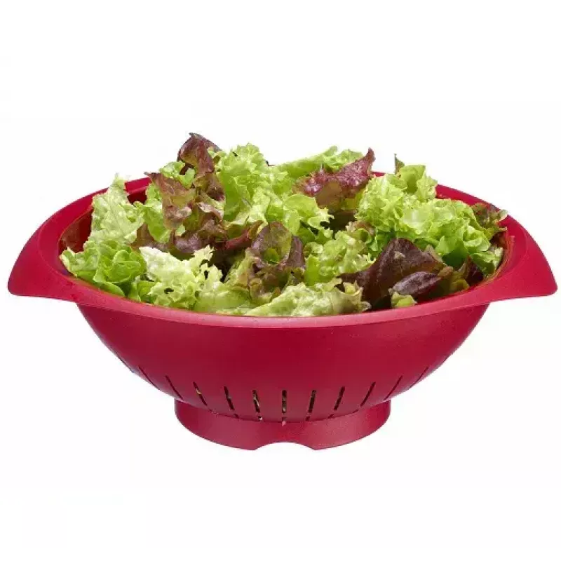 Sitko kuchenne Westmark 2424227R, z tworzywa sztucznego, okrągłe, średnica 25 cm, czerwone