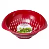 Sitko kuchenne Westmark 2424227R, z tworzywa sztucznego, okrągłe, średnica 25 cm, czerwone