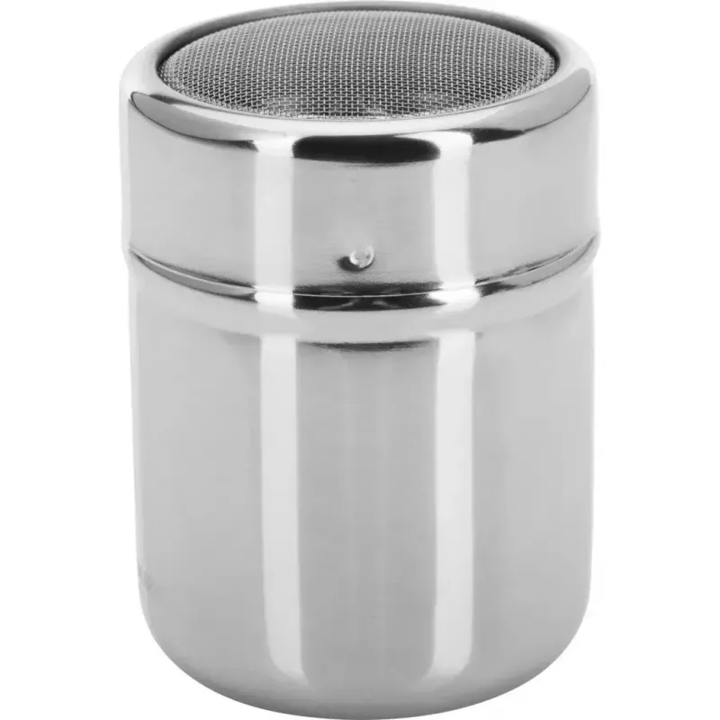Dozownik do cukru Westmark 69502260 — okrągła obudowa ze stali nierdzewnej z elementami polipropylenowymi, 62×62×82 mm