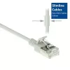 ACT Szary 10 metrów LSZH U/FTP CAT6A cienki patchcord do centrum danych z zabezpieczonymi wtyczkami RJ45