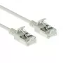 ACT Szary 10 metrów LSZH U/FTP CAT6A cienki patchcord do centrum danych z zabezpieczonymi wtyczkami RJ45