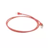 ACT Czerwony 7m LSZH U/FTP CAT6A cienki kabel krosowy do centrów danych z wtykami RJ45 bez zaczepów