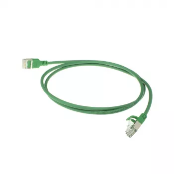 ACT zielony 7 metrów LSZH U/FTP CAT6A wąski kabel krosowy do centrum danych z wtykami RJ45