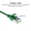 ACT zielony 7 metrów LSZH U/FTP CAT6A wąski kabel krosowy do centrum danych z wtykami RJ45