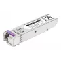 Intellinet Gigabit Fiber WDM Bi-Directional SFP Optical transceiver Module 1000Base-BX-U (LC) Single-Mode Port, 80 km (50 mi.), BiDi WDM (RX1550/TX1490), MSA-compliant for Maximum Compatibility, srebrny