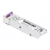 Intellinet Gigabit Fiber WDM Bi-Directional SFP Optical transceiver Module 1000Base-BX-U (LC) Single-Mode Port, 80 km (50 mi.), BiDi WDM (RX1550/TX1490), MSA-compliant for Maximum Compatibility, srebrny
