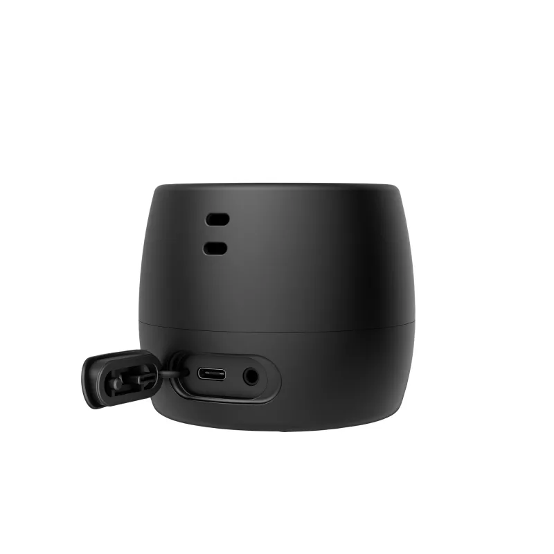 HP Czarny Głośnik Bluetooth 360, Przewodowy i Bezprzewodowy, Mono głośnik przenośny, Czarny, Cylinder, Przyciski, Uniwersalny