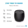 HP Czarny Głośnik Bluetooth 360, Przewodowy i Bezprzewodowy, Mono głośnik przenośny, Czarny, Cylinder, Przyciski, Uniwersalny