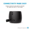 HP Czarny Głośnik Bluetooth 360, Przewodowy i Bezprzewodowy, Mono głośnik przenośny, Czarny, Cylinder, Przyciski, Uniwersalny