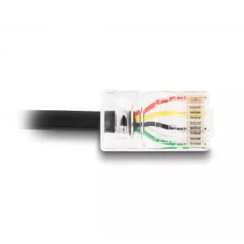 DeLOCK kabel sygnałowy 2 m czarny USB-A RJ-50 męski/męski 67016