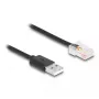 DeLOCK kabel sygnałowy 2 m czarny USB-A RJ-50 męski/męski 67016
