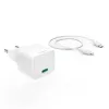 Hama 00201675 ładowarka do urządzeń mobilnych Zestaw słuchawkowy, Powerbank, Smartfon, Tablet Biały AC Szybkie ładowanie Wewnętrzna