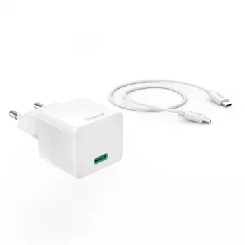Hama 00201675 ładowarka do urządzeń mobilnych Zestaw słuchawkowy, Powerbank, Smartfon, Tablet Biały AC Szybkie ładowanie Wewnętrzna