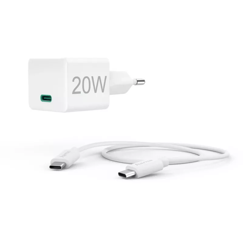 Hama 00201675 ładowarka do urządzeń mobilnych Zestaw słuchawkowy, Powerbank, Smartfon, Tablet Biały AC Szybkie ładowanie Wewnętrzna