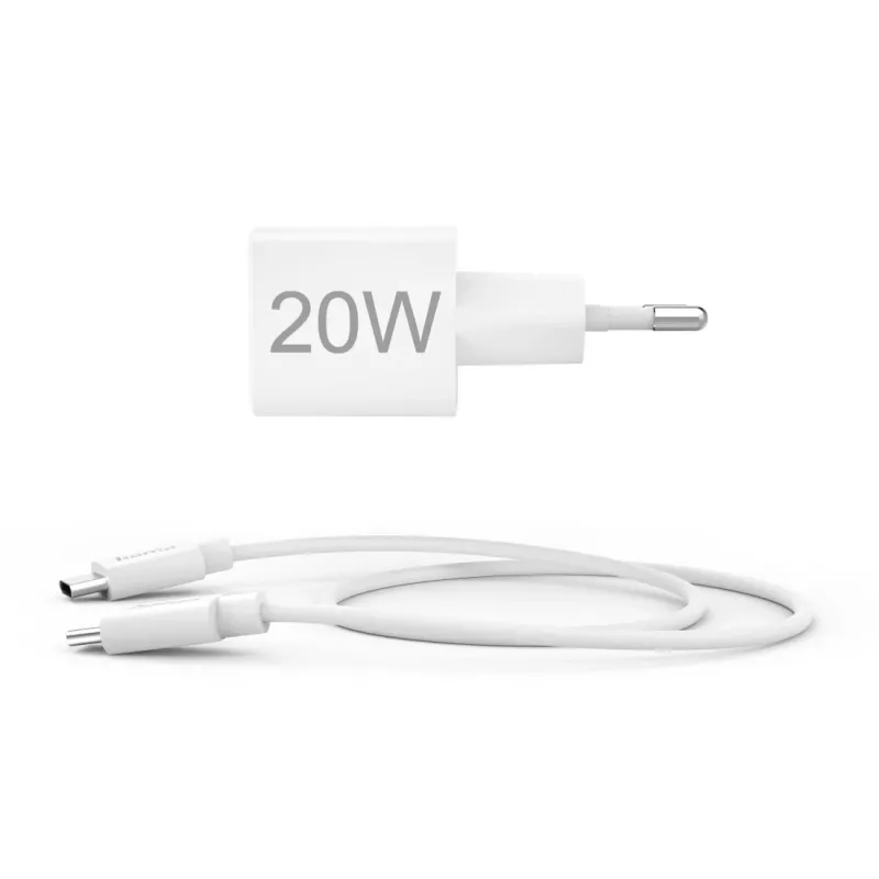 Hama 00201675 ładowarka do urządzeń mobilnych Zestaw słuchawkowy, Powerbank, Smartfon, Tablet Biały AC Szybkie ładowanie Wewnętrzna