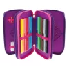 Herlitz TriCase Dip Dye 31 szt. Różowy Fioletowy Poliester 190x115x70 mm