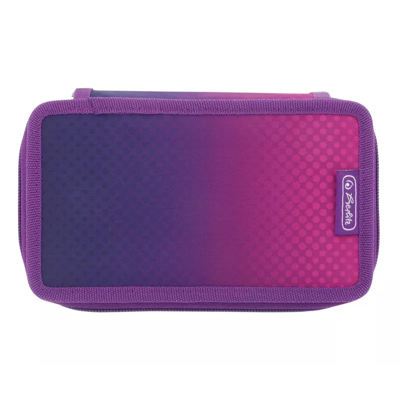 Herlitz TriCase Dip Dye 31 szt. Różowy Fioletowy Poliester 190x115x70 mm