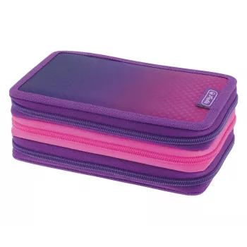 Herlitz TriCase Dip Dye 31 szt. Różowy Fioletowy Poliester 190x115x70 mm