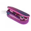 Piórnik Herlitz Dip Dye Soft Poliester Różowo-Fioletowy 215x95x60mm