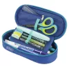 Herlitz Dip Dye Soft Pencil Case Poliester Niebieski Turkusowy 215x95x60mm
