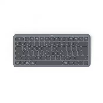 Hama WK-500 klawiatura Dom/Biuro RF Wireless + Bluetooth QWERTZ Niemiecki Czarny, Ciemnoszary