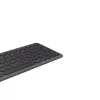 Hama WK-500 klawiatura Dom/Biuro RF Wireless + Bluetooth QWERTZ Niemiecki Czarny, Ciemnoszary