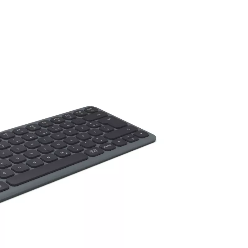 Hama WK-500 klawiatura Dom/Biuro RF Wireless + Bluetooth QWERTZ Niemiecki Czarny, Ciemnoszary