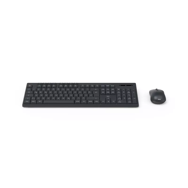 Hama WKM-200 klawiatura z myszą Dom/Biuro RF Wireless QWERTZ niemiecki czarny