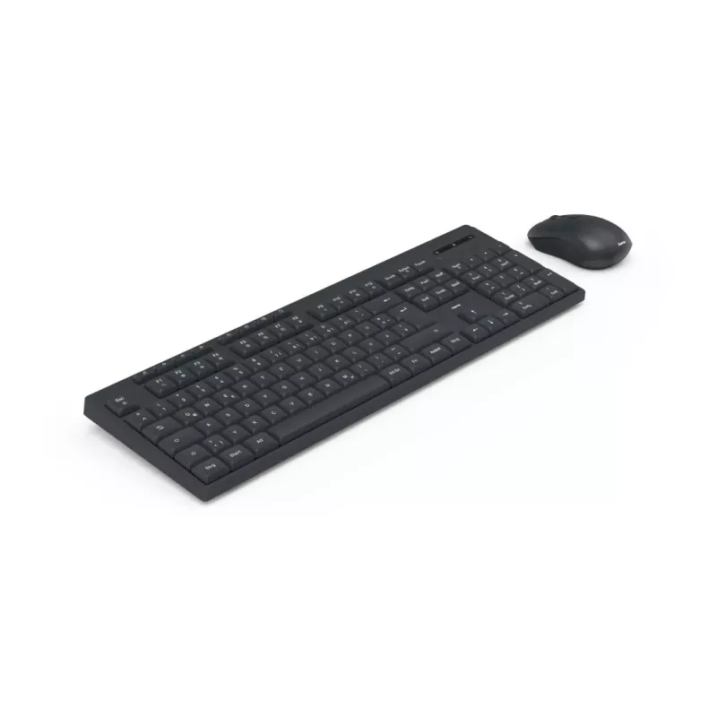 Hama WKM-200 klawiatura z myszą Dom/Biuro RF Wireless QWERTZ niemiecki czarny