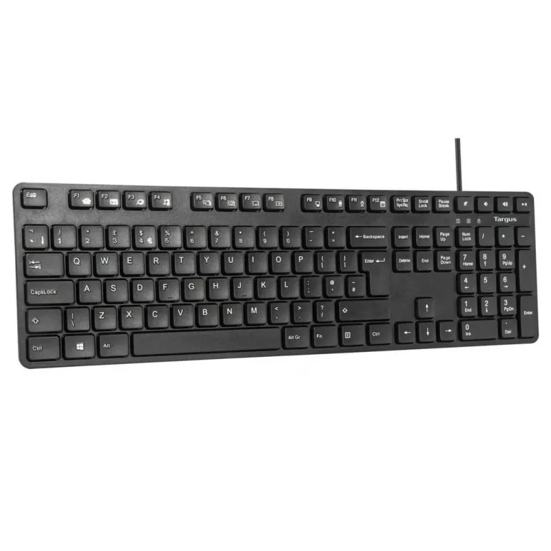 Targus AKM622UK klawiatura Mysz w zestawie Uniwersalna USB QWERTY UK English Czarna