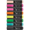 Marker Faber-Castell Textliner Graffiti 8 szt. Końcówka dłutowa Beżowy Czarny Niebieski Zielony Jasnoróżowy Pomarańczowy Różowy Żółty