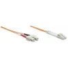 Patchcord światłowodowy Intellinet, OM2, LC/SC, 5 m, pomarańczowy, duplex, wielomodowy, 50/125 µm, LSZH, włókno, dożywotnia gwarancja